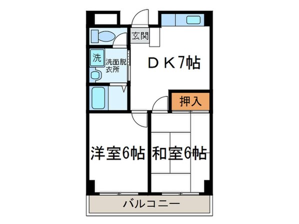 澤村マンションの物件間取画像